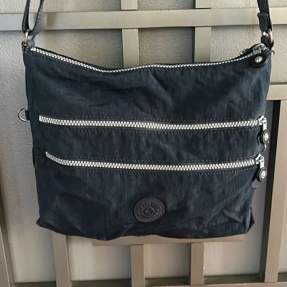 Kipling navy blue Crossbody bag nylon